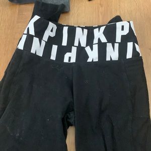 PINK cotton leggings